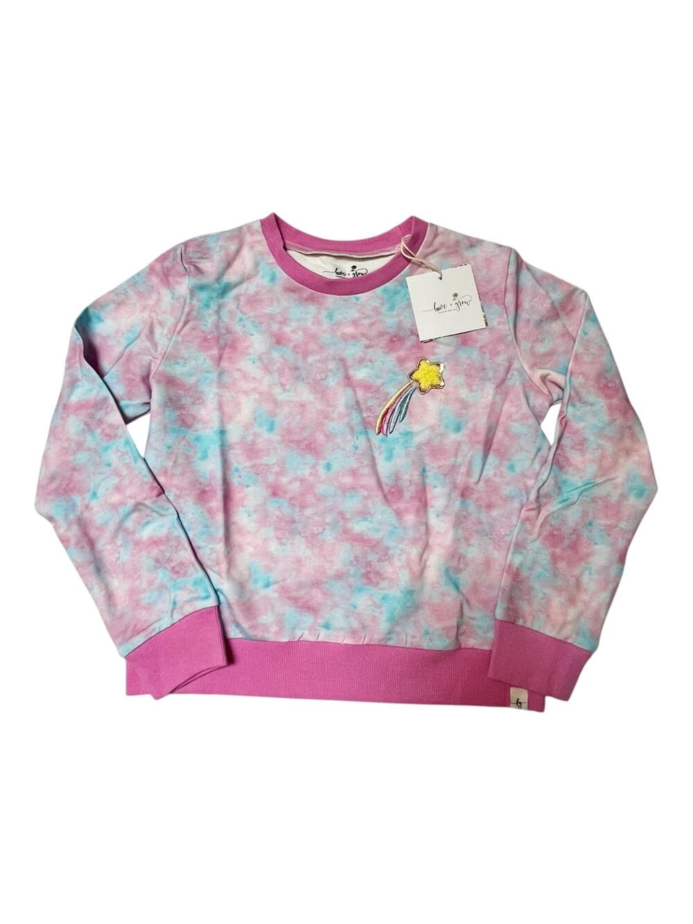 NWT Wildest Love & Grow Dreams Swiftie Tie Dye Sweatshirt Size 7